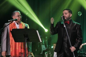 Danny Rivera fue uno de los artistas invitados por Pavel Núñez a su concierto. [Crédito de imagen: Hanel Peña]