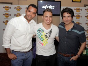 Desde la izquierda, Raúl Suncar, Jaime Viñas y Jorge Villamizar.