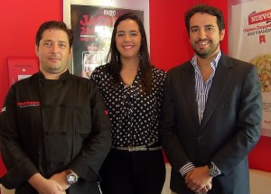 Gaspar Fuster, Laura Tezanos y Diego Fernández.