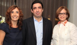 Ana Blanco, Vicente Segovia y Jacqueline Ventura.