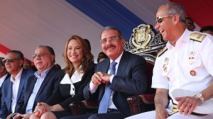 El presidente Danilo Medina encabezó los actos de celebración de la gesta militar de Santiago. Le acompañaron otros funcionarios gubernamentales.