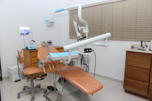 Uno de los consultorios del centro odontológico Goda.