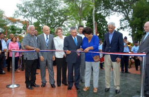 Roberto Salcedo inauguró el 5 de junio el parque San Gerónimo, ubicado en sector del mismo nombre. [Foto: ADN].